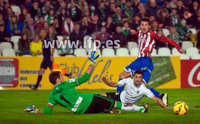 Jony, en la acción del 0-1.