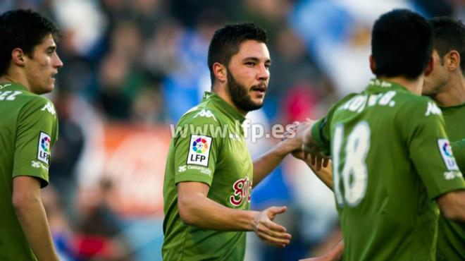 Guerrero, celebrando el 0-1.