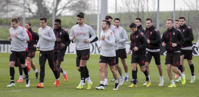 Imagen de uno de los entrenamientos en Mareo. (FOTO: Rodrigo Medina).