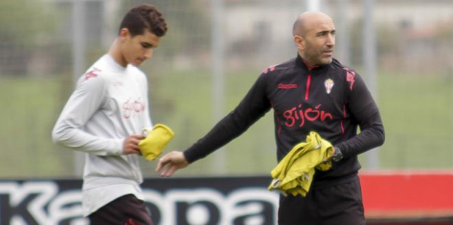 Abelardo, en un entrenamiento. (FOTO: Rodrigo Medina).