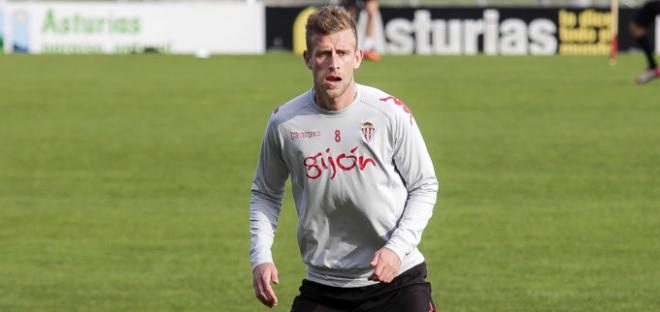 Barrera, en un entrenamiento. (FOTO: Rodrigo Medina).