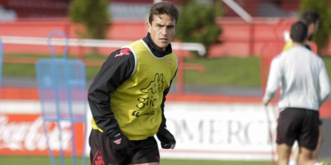 Bernardo, en un entrenamiento. (FOTO: Rodrigo Medina).