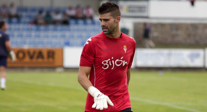 Cuéllar, durante la pretemporada. (FOTO: Rodrigo Medina).