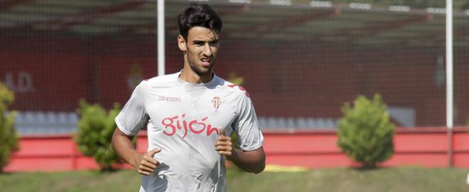 Julio, en un entrenamiento en Mareo. (FOTO: Rodrigo Medina).