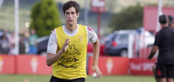 Pablo Pérez, entrenándose en Mareo. (FOTO: Rodrigo Medina).