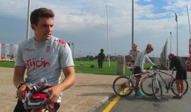 Juan Muñiz, durante la pretemporada. (FOTO: RSG).