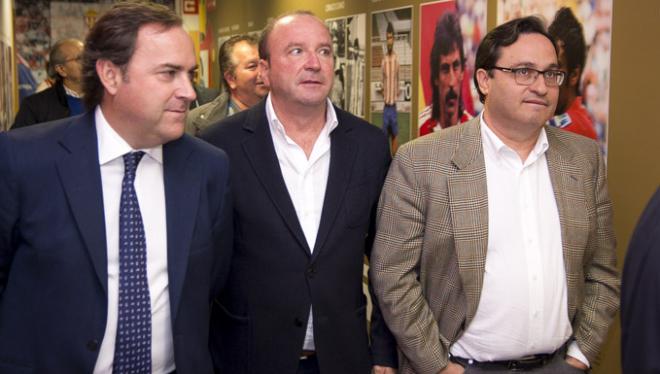 Ramón de Santiago, Javier Martínez y Javier Fernández. (FOTO: Rodrigo Medina).