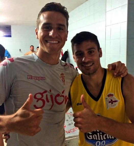 Bernardo, junto a Canella. (FOTO: Twitter).