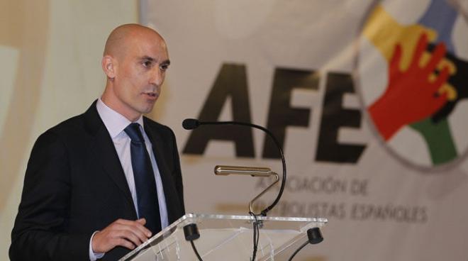 Luis Rubiales, presidente de AFE.