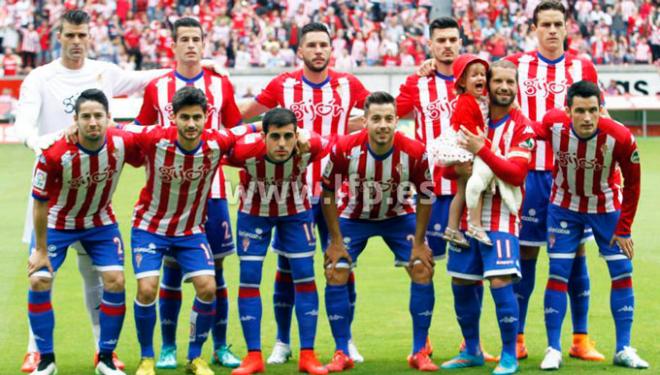 Equipo titular del Sporting las dos últimas jornadas.