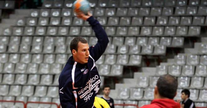 Golubovic, en un entrenamiento en El Palacio de los Deportes. (FOTO: Rodrigo Medina).