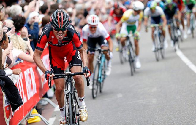 Samuel, en el muro de Cauberg de la Amstel Gold Race. (FOTO: BMC).