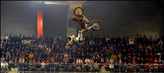 El galo Remi Bizouard, en el Palacio de los Deportes.