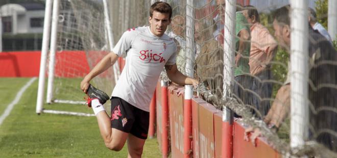 Juan Muñiz, en un entrenamiento. (FOTO: Rodrigo Medina).