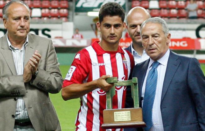 Nacho Cases, en el pasado Villa de Gijón. (FOTO: Real Sporting).