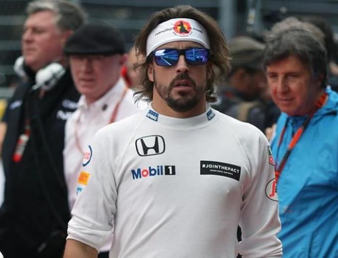 Alonso, en el GP de Rusia.