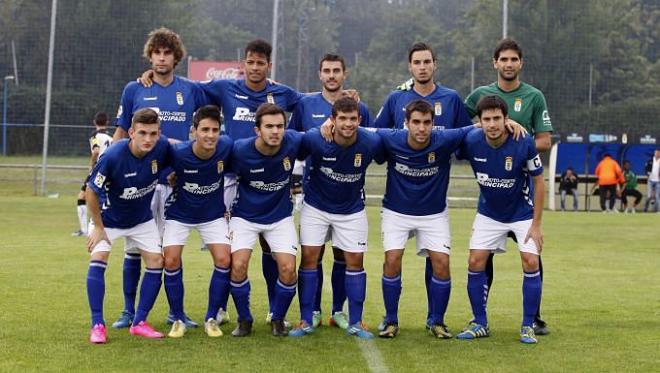 Once del equipo de Juan Fidalgo. (Foto: Realoviedo.es).