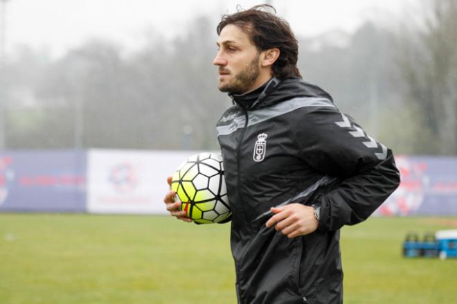 Imagen del pacense en un entrenamiento (Foto: Lorena Francos).