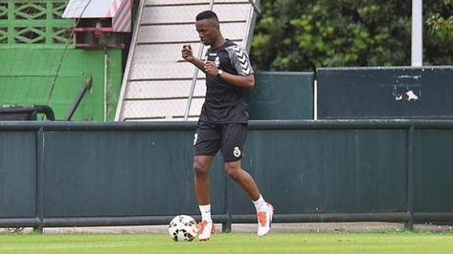 El jugador en un entrenamiento. (Foto: RRC).