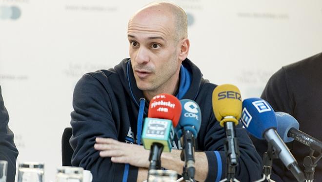 Carles Marco, en la presentación de los playoffs. (FOTO: OCB).