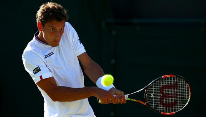 Pablo Carreño, en Wimbledon.