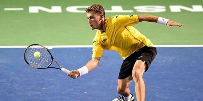 Pablo Carreño, durante la disputa del Torneo de Winston Salem.