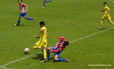 Un momento del encuentro (Foto: Real Sporting)