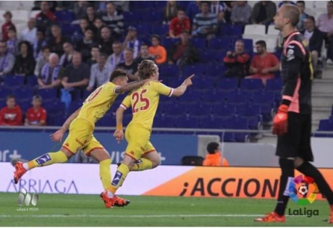 Halilovic celebra su gol.