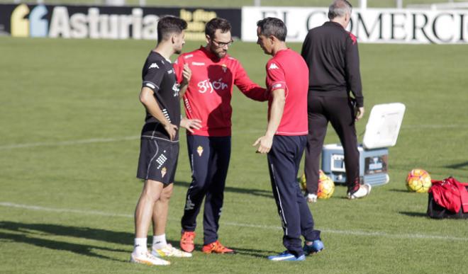 Canella, en un entrenamiento en Mareo. (FOTO: Rodrigo Medina).