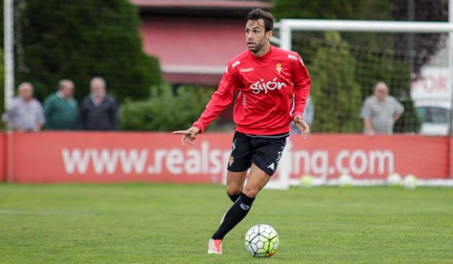 Guitián, en un entrenamiento en Mareo. (FOTO: Rodrigo Medina).