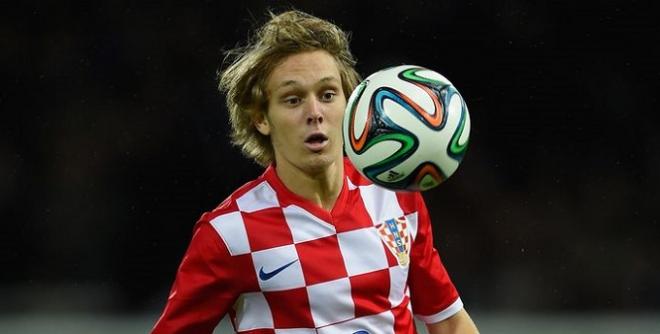 Halilovic, con la selección de Croacia.