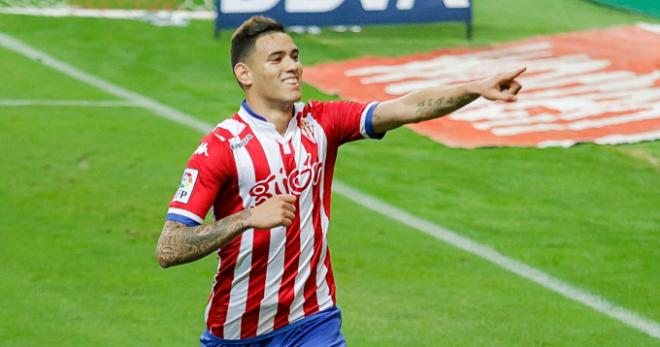 Sanabria, celebrando un gol. (FOTO: Rodrigo Medina).