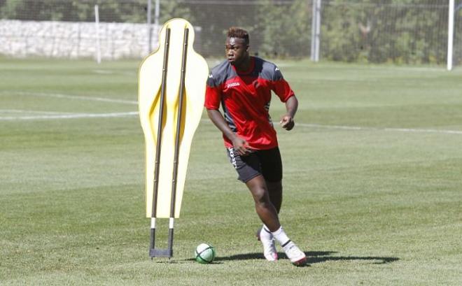 Caicedo, este miércoles. (FOTO: rcdespanyol.com).