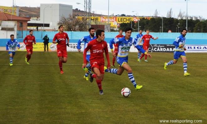 Pedro Díaz, durante el partido.