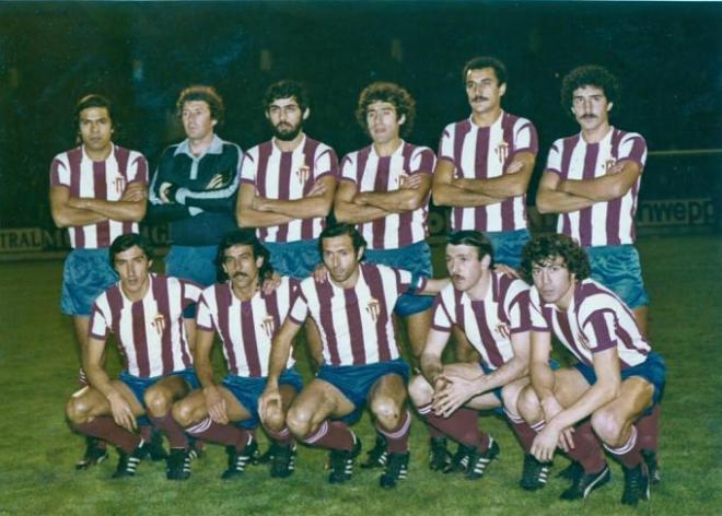 El equipo titular sportinguista.