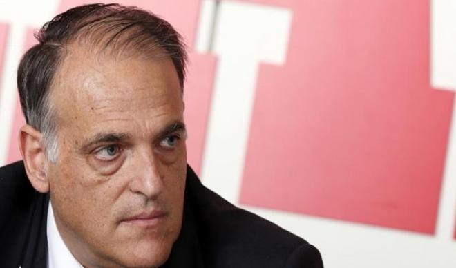 Javier Tebas, presidente de la LFP.