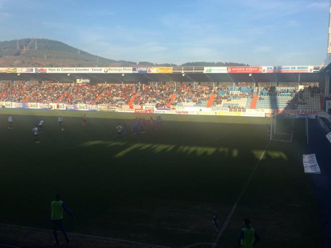 Un momento del encuentro entre Ponferradina Y Caudal (Foto: caudaldemieres).