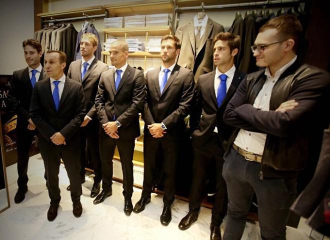 Los jugadores posando (Foto: Real Oviedo).