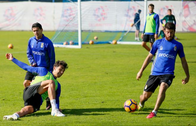 Nando, Torró y Pereira, en una sesión de trabajo (Foto: Lorena Francos).