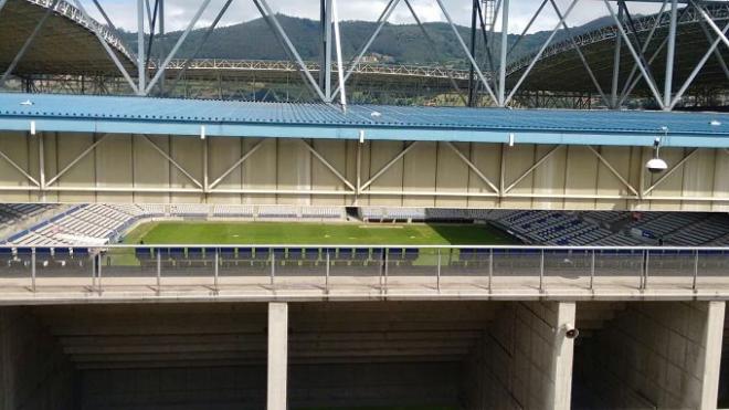 Imagen del estadio oviedista (Foto: Radio Marca Asturias).