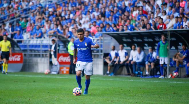 Martín Alaniz, en su etapa como oviedista (Foto: Lorena Francos).