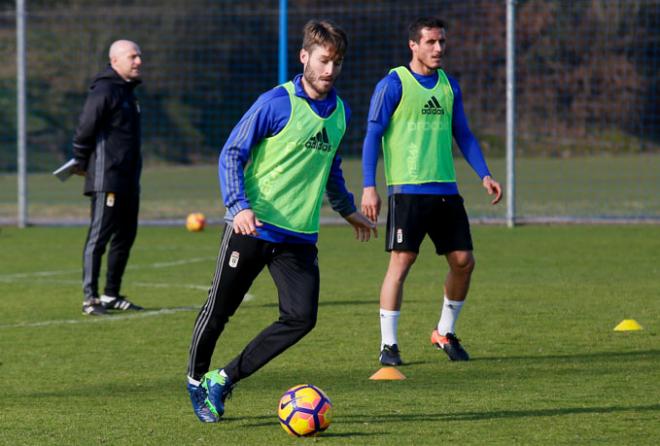 Erice durante un entrenamiento (Foto: Lorena Francos)