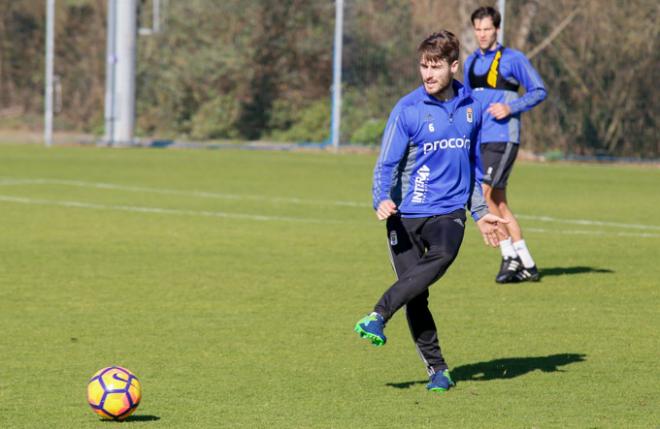 Erice, durante un entrenamiento (Foto: Lorena Francos).