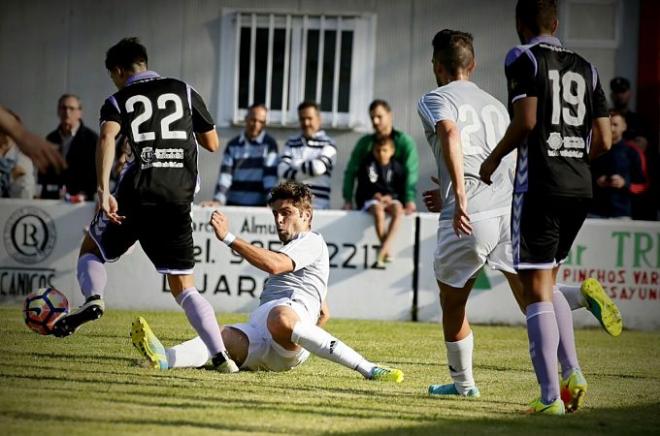 El defensa en el último amistoso (Foto: RO).