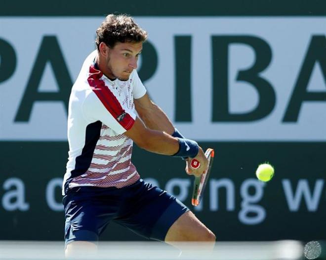 Pablo Carreño, en Indian Wells.