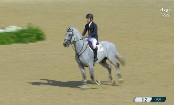 Álvarez Moya durante su recorrido (Foto: RTVE)