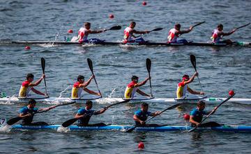 El K4 español, con Javi Hernanz disputará la final olímpica (Foto: EFE)