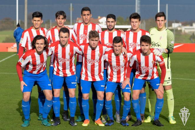 Imagen del once titular en el partido ante el Zamudio (Foto: RSG).