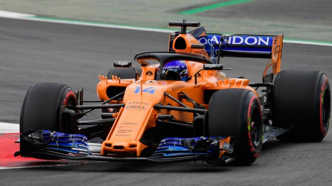 Fernando Alonso, en su McLaren-Renault (Foto: EFE).