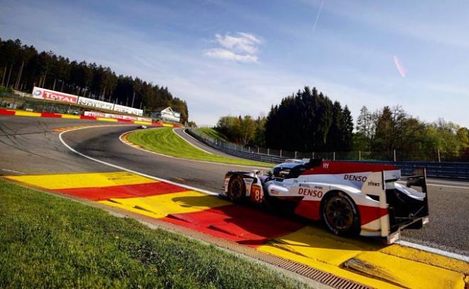 Fernando Alonso, en el circuito de Spa.